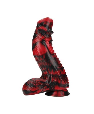 Dark Lycan Spawn - Silicone Dildo - Red/Black