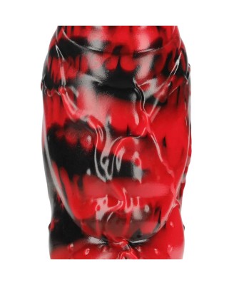 Demon Master - Silicone Dildo - Red/Black