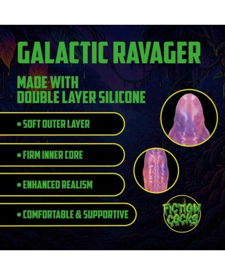 Galactic Ravager - Silicone Dildo - Purple