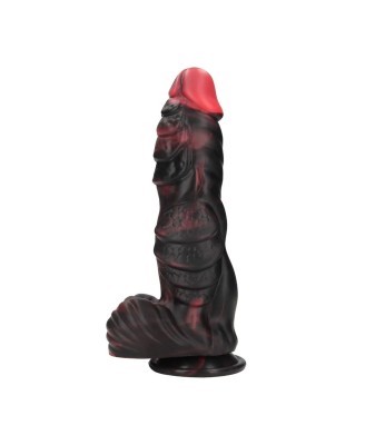 Infernal Demon - Silicone Dildo - Red/Black