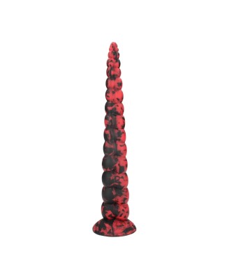 Infernal Tentacle Demon - Anal Snake - 14.8" / 37,5 cm - Red/Black