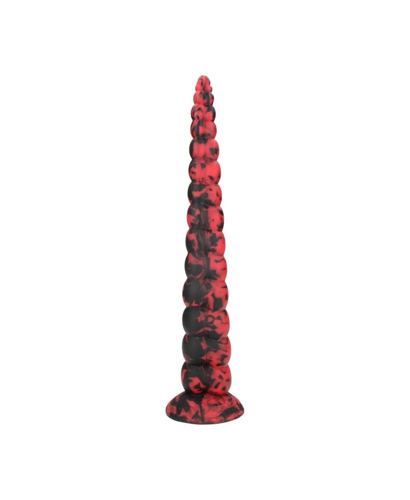 Infernal Tentacle Demon - Anal Snake - 14.8" / 37,5 cm - Red/Black