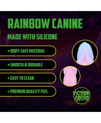 Rainbow Canine - Silicone Butt Plug - Rainbow