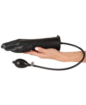 Inflatable Latex Hand black