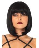 Short natural bob wig Black