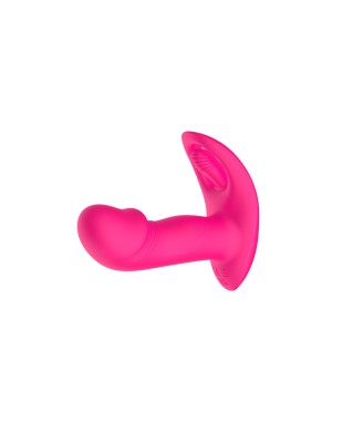 Flicking wearable vibrator