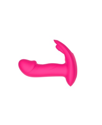 Flicking wearable vibrator