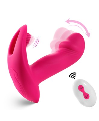 Flicking wearable vibrator