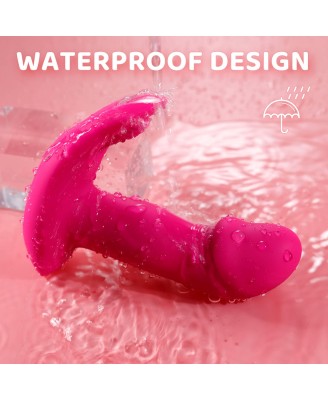 Flicking wearable vibrator