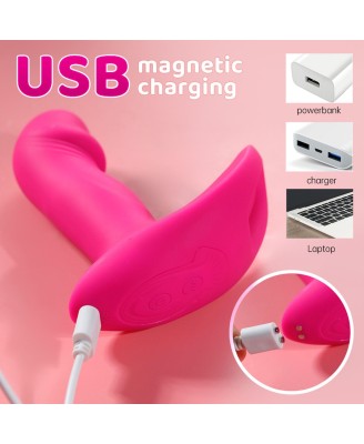 Flicking wearable vibrator