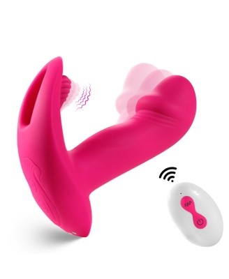 Flicking wearable vibrator