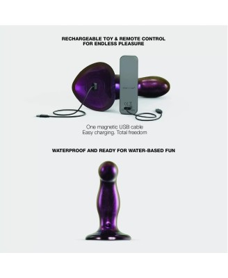 FINGERING VIBRATING DILDO - M - PURPLE TR