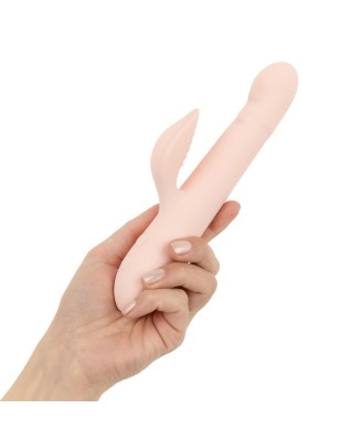Good Vibes Only - Thrusting Vibrator - Soft Silicone - Pink