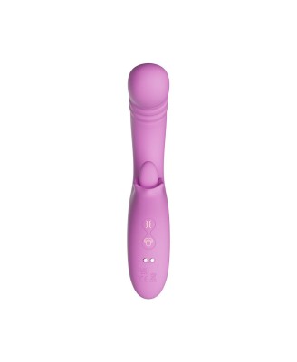 Good Vibes Only - Thrusting Tongue Vibrator - Pink