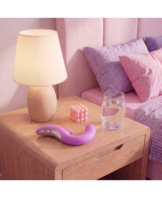 Good Vibes Only - Thrusting Tongue Vibrator - Pink