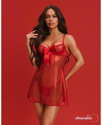 Gifty Red babydoll i stringi  S/M
