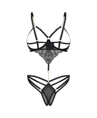 Matildea Black body otwarte L/XL