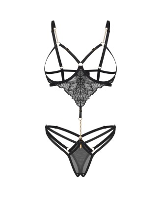 Matildea Black body otwarte L/XL
