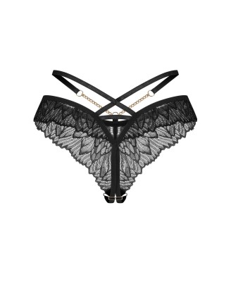 Matildea Black stringi otwarte L/XL