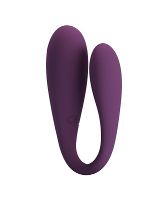 PRETTY LOVE - August, Mobile APP Long-distance Control 12 vibration functions, ABS Silicone, USB rechargeable