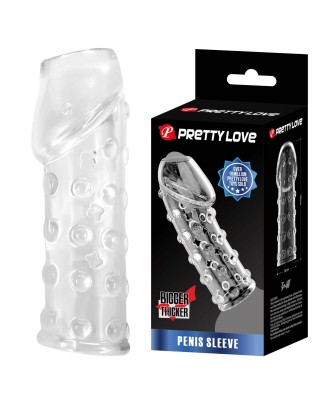 PRETTY LOVE Penis Sleeve, TPR, Waterproof