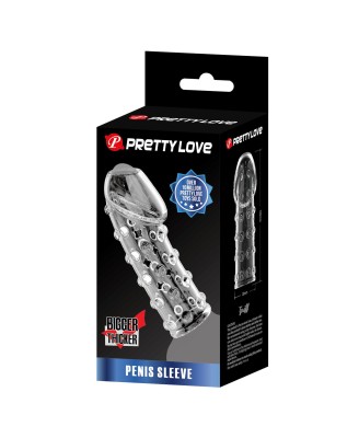 PRETTY LOVE Penis Sleeve, TPR, Waterproof