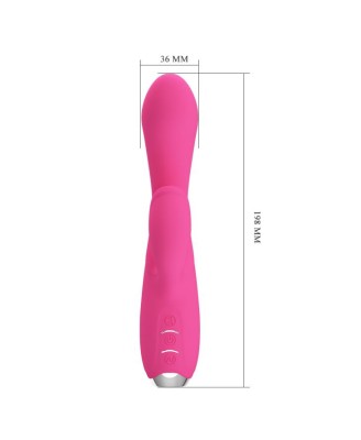 PRETTY LOVE - GLORIA Pink, 12 vibration functions 3 pulse wave settings Memory function