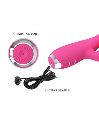 PRETTY LOVE - GLORIA Pink, 12 vibration functions 3 pulse wave settings Memory function