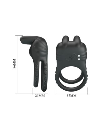 Pretty Love Sini Vibrating Rabbit Penis Ring