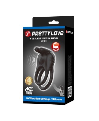 Pretty Love Sini Vibrating Rabbit Penis Ring