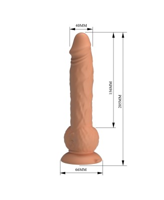 Pretty Love Eren Touch-Sensitive Thrusting Dildo - Flesh