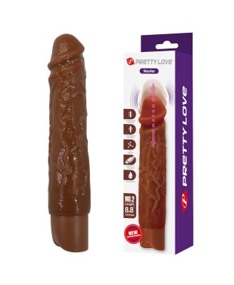 Pretty Love Kessler Brown Thrusting Vibrating Dildo