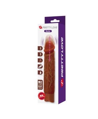 Pretty Love Kessler Brown Thrusting Vibrating Dildo