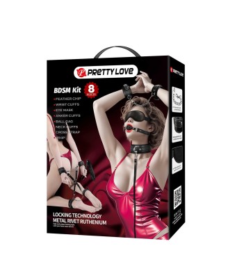 Pretty Love 8-Piece BDSM Bondage Kit