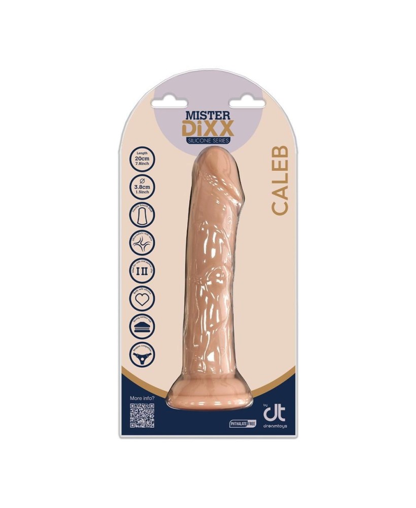 MISTER DIXX CALEB 7,8 INCH SILICONE DONG