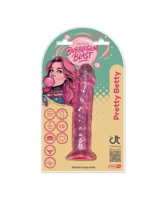 BUBBLEGUM BLAST PRETTY BETTY PINK CLASSIC JELLY 6,3 INCH DONG