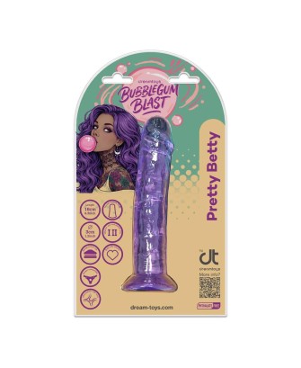 BUBBLEGUM BLAST PRETTY BETTY PURPLE CLASSIC JELLY 6,3 INCH DONG