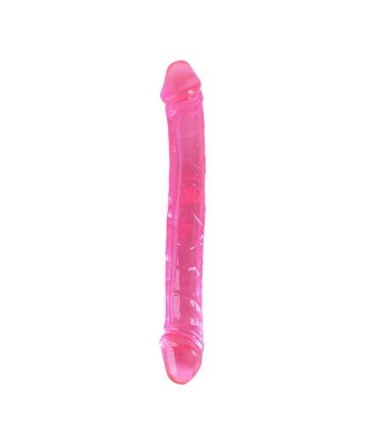 BUBBLEGUM BLAST LOLLIPOP LOOP PINK CLASSIC JELLY 9,8 INCH DOUBLE DONG