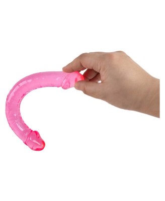 BUBBLEGUM BLAST LOLLIPOP LOOP PINK CLASSIC JELLY 9,8 INCH DOUBLE DONG