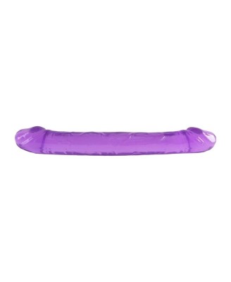 BUBBLEGUM BLAST LOLLIPOP LOOP PURPLE CLASSIC JELLY 9,8 INCH DOUBLE DONG