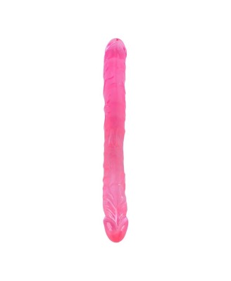 BUBBLEGUM BLAST GROOVY TIMES PINK CLASSIC JELLY 14,8 INCH DOUBLE DONG