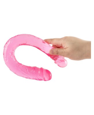 BUBBLEGUM BLAST GROOVY TIMES PINK CLASSIC JELLY 14,8 INCH DOUBLE DONG