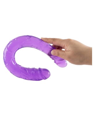 BUBBLEGUM BLAST GROOVY TIMES PURPLE CLASSIC JELLY 14,8 INCH DOUBLE DONG