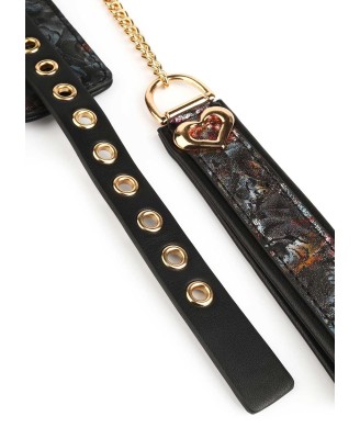 Floral Jacquard Collar Leash