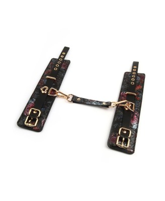 Floral Jacquard Wrist Cuffs