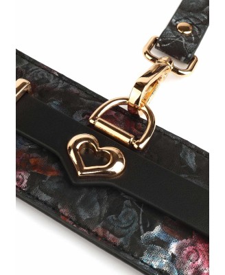 Floral Jacquard Wrist Cuffs