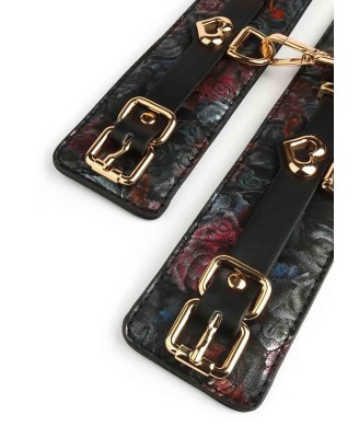 Floral Jacquard Wrist Cuffs