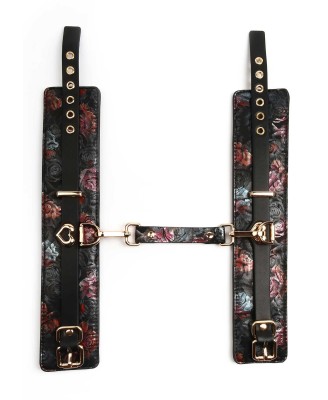 Floral Jacquard Ankle Cuffs