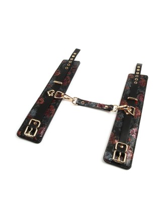 Floral Jacquard Ankle Cuffs