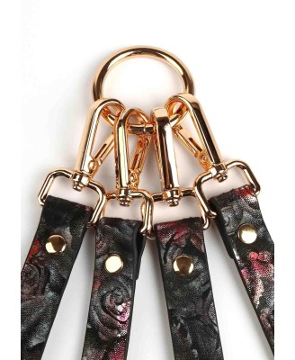 Floral Jacquard Hogtie